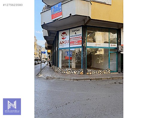 KUMLUCA ÇARŞI MERKEZİNDE KİRALIK ASMA KATLI TİCARİ DÜKKAN